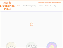 Tablet Screenshot of meade-engineering.com